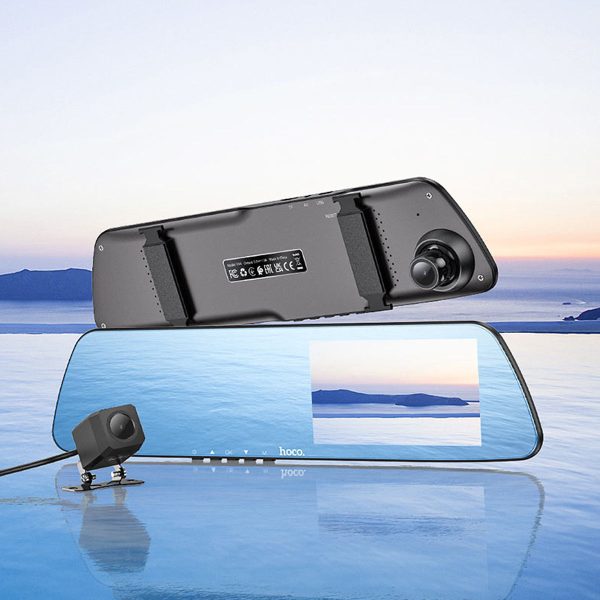 Camara Hoco Auto Dv4 Pantalla Ips Hd 1080p Espejo - Imagen 6