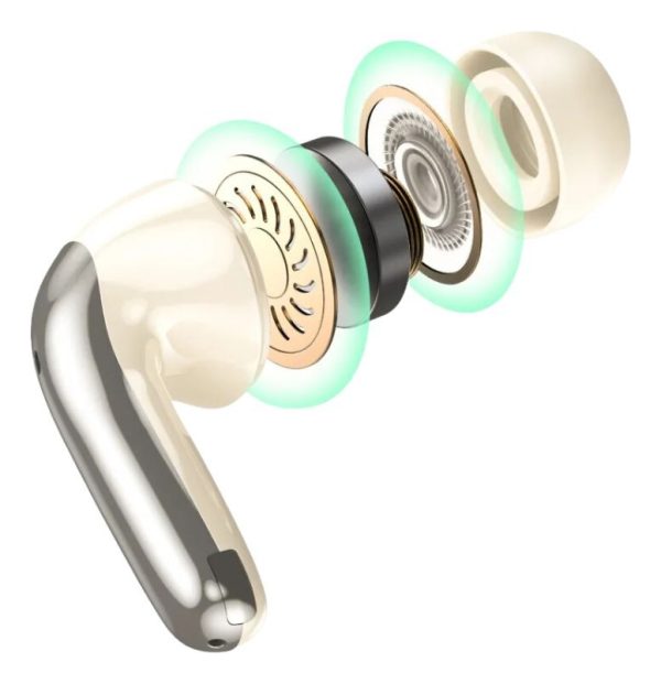 Audífonos Borofone FQ1 Plus - Bluetooth V5.4 | Cancelación de Ruido Activa ANC+ENC - 7/28 Horas - Imagen 7