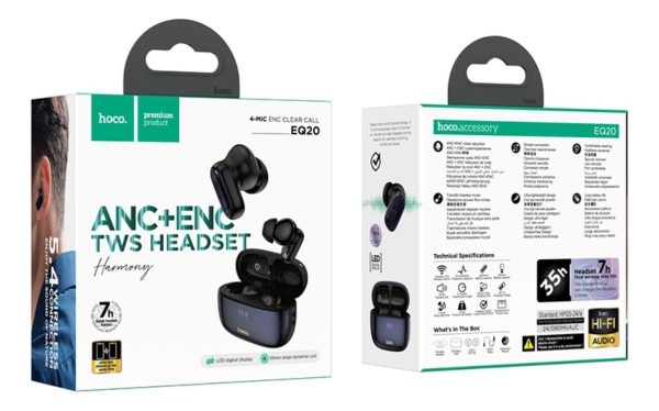 Audífonos Hoco Eq20 In Ear Bluetooth V5.4 + 4mic - Imagen 5