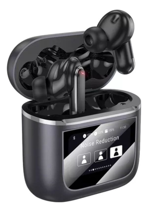 Audífonos Borofone BW67 - Bluetooth V5.4 | Pantalla táctil - Cancelación de Ruido activa ANC+ENC - Imagen 3