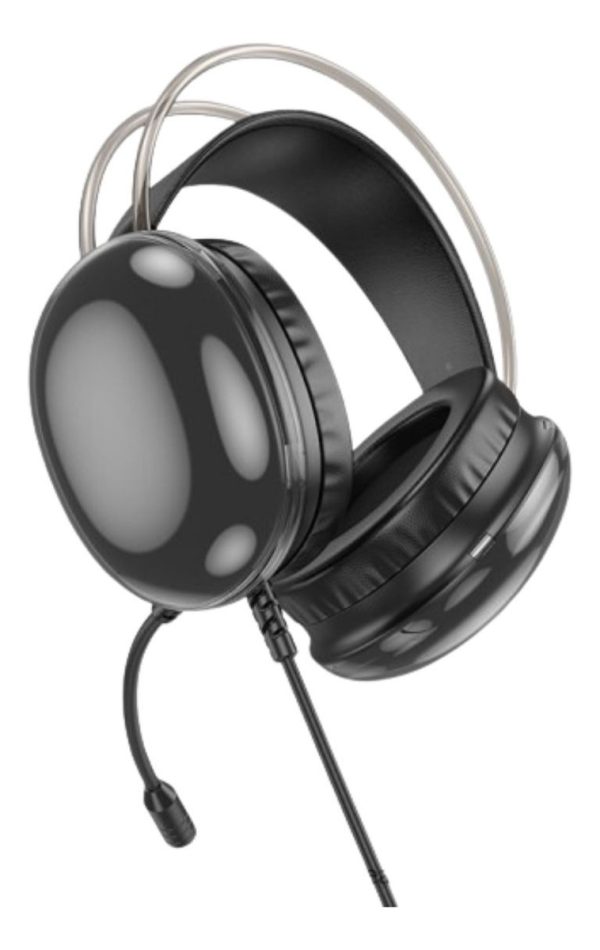 Audífonos Hoco W109 Plus - Gaming | USB 7.1 Luces RGB - Imagen 4