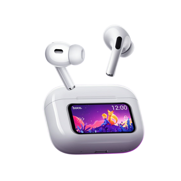 Audífonos Inalámbricos Hoco EW72 - Bluetooth V5.4 | Pantalla Táctil - Cancelación de ruido Activa ANC - 4 horas - Imagen 4