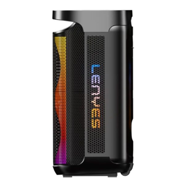 Parlante Lenyes S883 - Bluetooth V5.3 | Con Micrófono - Luces RGB - Sonido Potente y Ruedas - Imagen 7