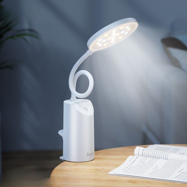 Lámpara De Lectura Hoco Hx10 Recargable 3 Niveles De Luz - Imagen 5