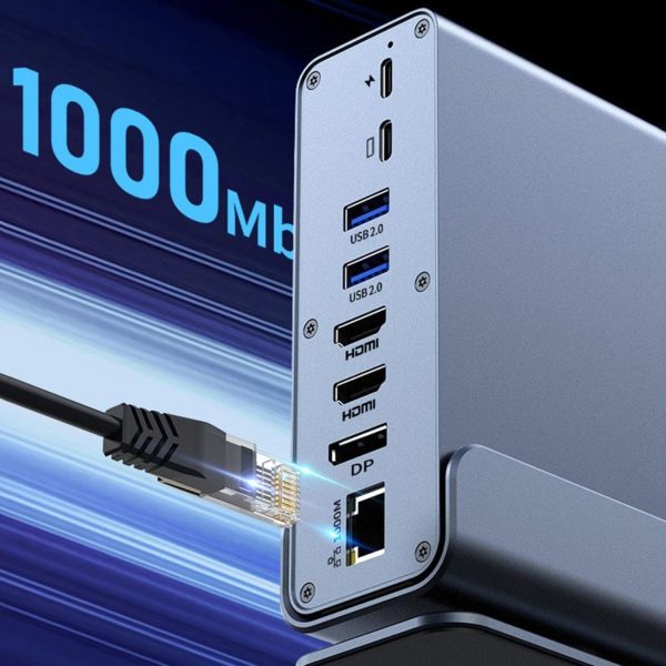 Docking Station 15 En 1 Usb-c A Dp/hdmi 3.2 100w - Imagen 3