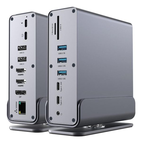 Docking Station 15 En 1 Usb-c A Dp/hdmi 3.2 100w